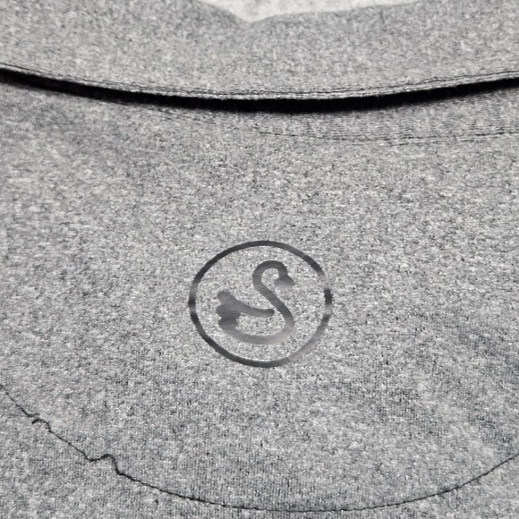 Swannies Polo Shirt Mens XL Gray Performance Embroidered Caddy Time - Picture 7 of 10